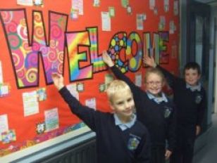 Our P3/4 class 'Welcome' display