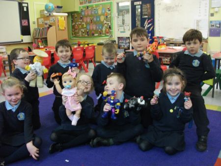 In 'world around us' we are doing 'In the toy box' so we all